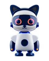 3d illustrazione robotica gatto png