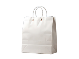 AI generated White paper bag FREE PNG