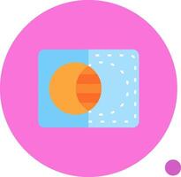 Opacity Long Circle Icon vector