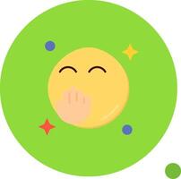 Blush Long Circle Icon vector