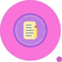 Register Long Circle Icon vector