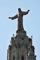 A view of Barcelona Cathedral photo