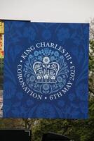 London in the UK on 5 May 2023. A view of an Emblem photo