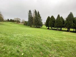 un ver de el Shropshire campo a el colina Valle en whitchurch foto