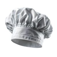 AI generated chef hat isolated on transparent background ,generative ai png