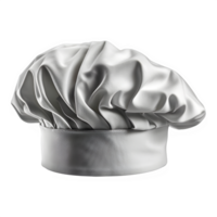 AI generated chef hat isolated on transparent background ,generative ai png