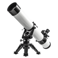 AI generated telescope isolated on transparent background ,generative ai png