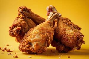 AI generated Crispy Fried Chicken Drumsticks photo