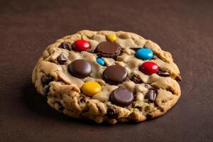 AI generated Loaded Candy Cookie photo