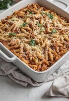 AI generated Baked Penne Pasta Casserole photo