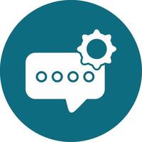 Support Chat Vector Icon