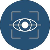 Retinal Scanner Vector Icon