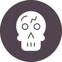 icono de vector de calavera