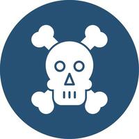Skull And Bones Vector Icon