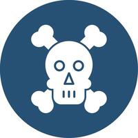 Skull And Bones Vector Icon