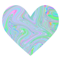 blauw glanzend marmeren hart.design voor Valentijnsdag png