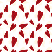 Bright Valentines Day seamless pattern with cool angels hearts. png