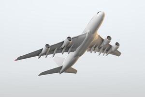 air plane take off a 3D travel vehicle photo