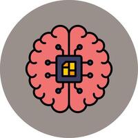 Artificial Intelligence Vector Icon