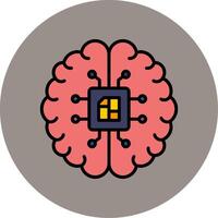 Artificial Intelligence Vector Icon