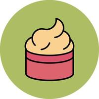 Cream Vector Icon