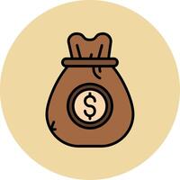 Money Bag Vector Icon