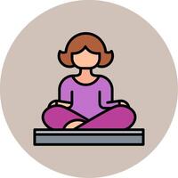 Yoga Vector Icon