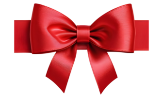 AI generated Red bow. Great for Valentine's and celebrations. png