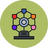 Ferris Wheel Vector Icon