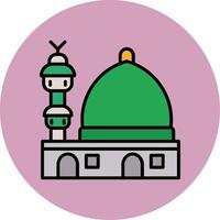 icono de vector de mezquita