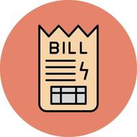 Bill Vector Icon