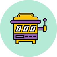 Slot Machine Vector Icon