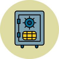 Safe Box Vector Icon