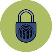 Fingerprint Vector Icon