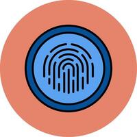 Fingerprint Vector Icon