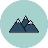 Rocky Mountains Vector Icon