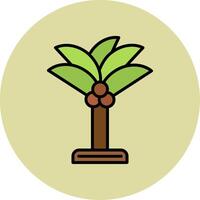 icono de vector de árbol de Palma