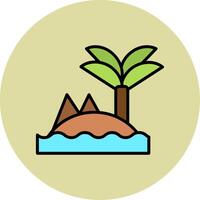 Island Vector Icon