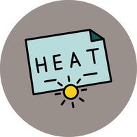 Heat Vector Icon