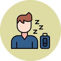 Tired Vector Icon