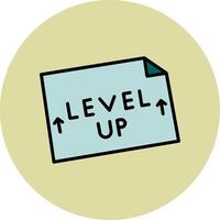 Level Up Vector Icon