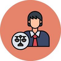 Lawyer Vector Icon