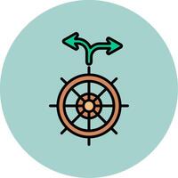 icono de vector de barco