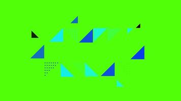 modern Muster mit geometrisch Formen im Memphis Stil video