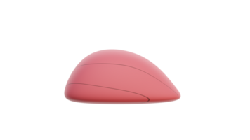 une rouge Balle sur une transparent Contexte png