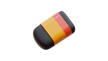 ein Deutsche Flagge auf ein transparent Hintergrund png