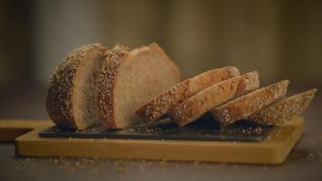 lecker köstlich Brot Laib frisch gebacken hausgemacht video