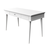 ai gegenereerd bureau. Scandinavisch modern minimalistische stijl. transparant achtergrond, geïsoleerd afbeelding. png