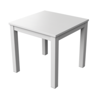 ai gegenereerd einde tafel. Scandinavisch modern minimalistische stijl. transparant achtergrond, geïsoleerd afbeelding. png