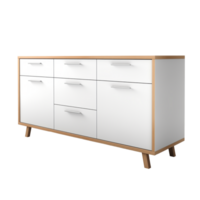 ai generato buffet. scandinavo moderno minimalista stile. trasparente sfondo, isolato Immagine. png